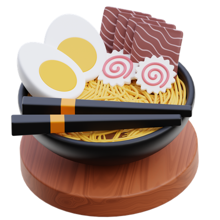 Ramen  3D Icon