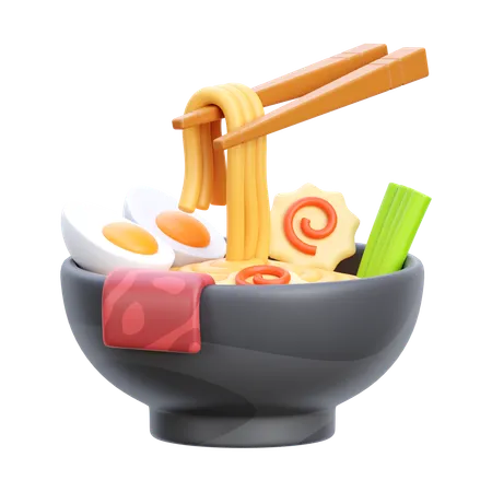 Ramen  3D Icon