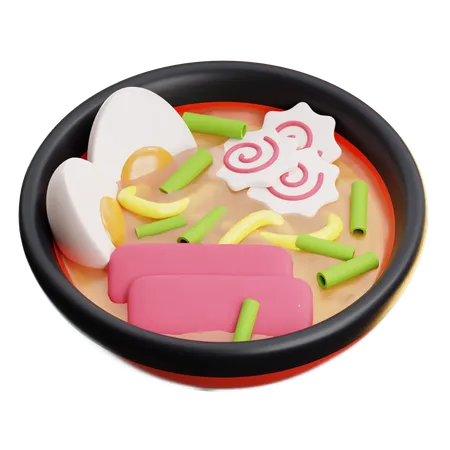 Ramen  3D Icon