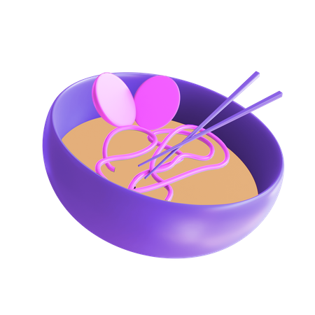 Ramen  3D Icon