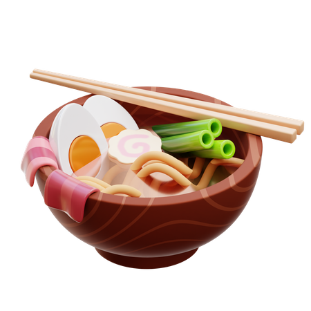 Ramen  3D Icon