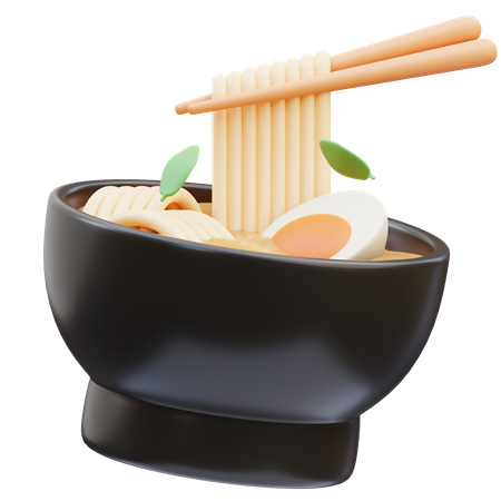 Ramen  3D Icon