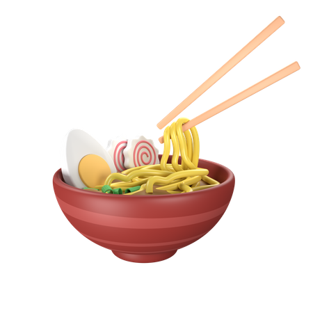 Ramen  3D Icon