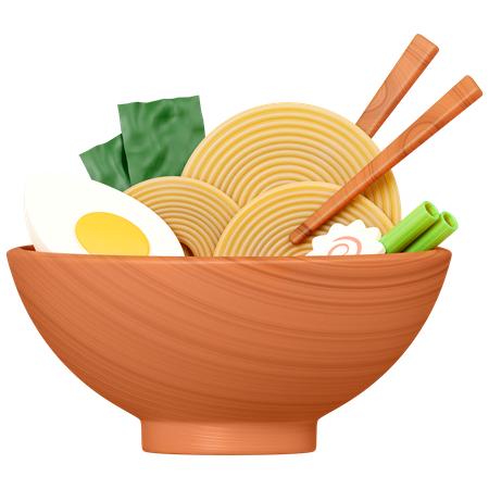 Ramen  3D Icon