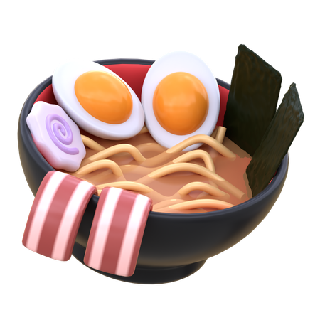 Ramen  3D Icon