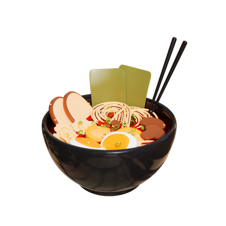 Ramen  3D Icon