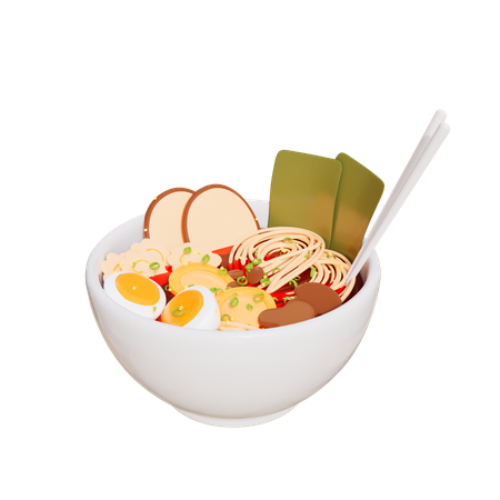 Ramen  3D Icon