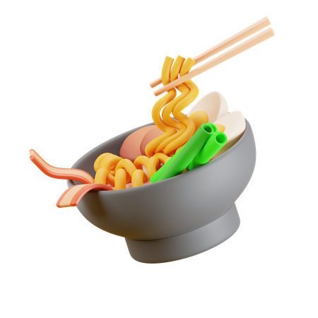 Ramen  3D Icon