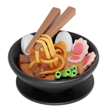 Ramen  3D Icon