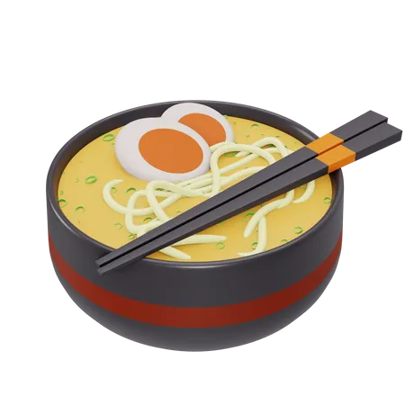 Ramen  3D Illustration