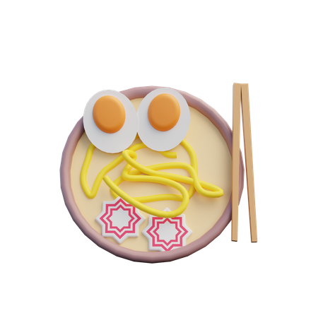 Ramen  3D Illustration