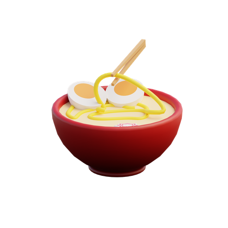 Ramen  3D Illustration