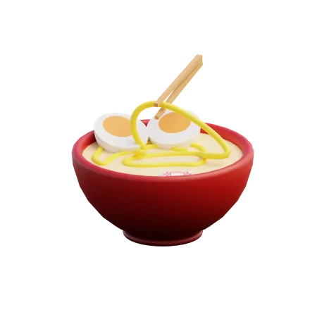 Ramen  3D Illustration