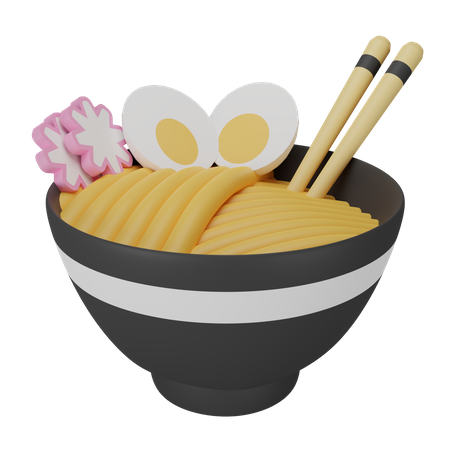 Ramen  3D Illustration