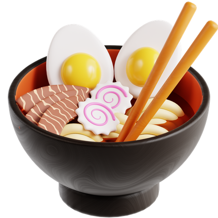 Ramen Bowl  3D Icon