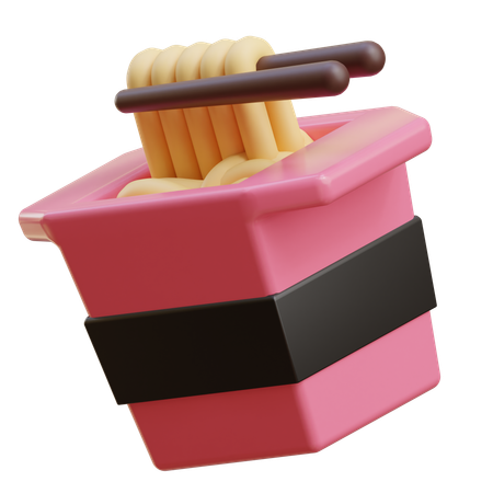 Ramen Box  3D Icon