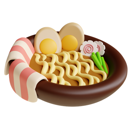 Comida ramen  3D Icon