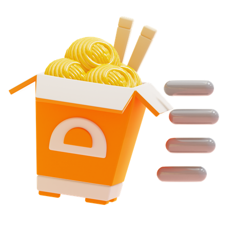 RAMEN DELIVERY  3D Icon