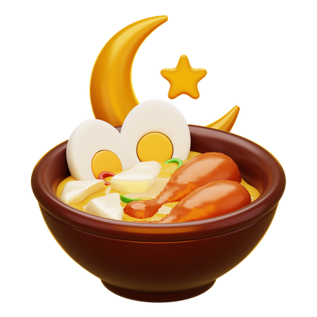 Ramen Food  3D Icon