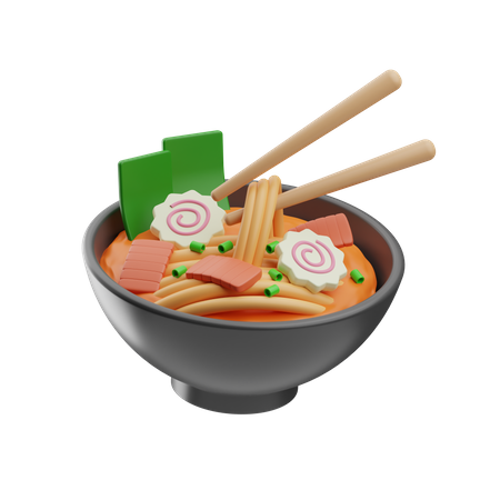 Macarrão ramen  3D Icon