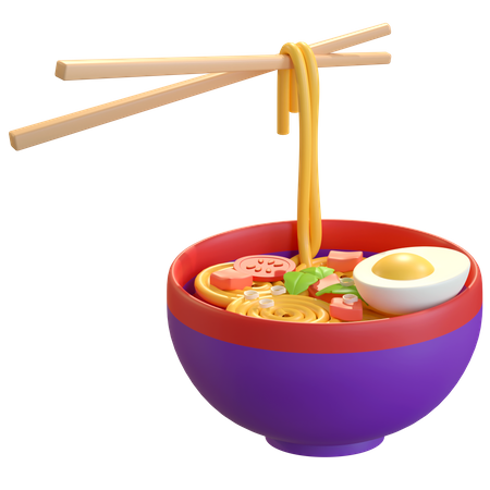 Ramen Noodle  3D Icon