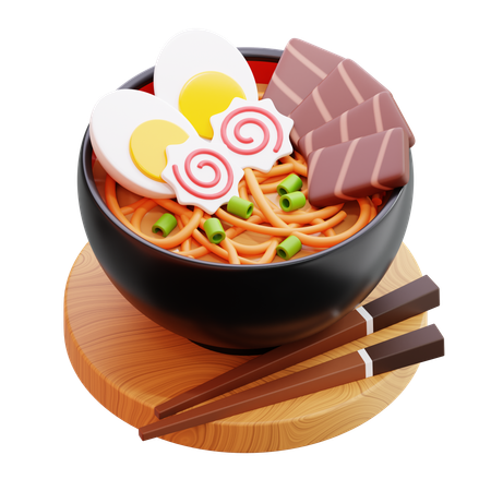 Ramen Noodle Bowl  3D Icon