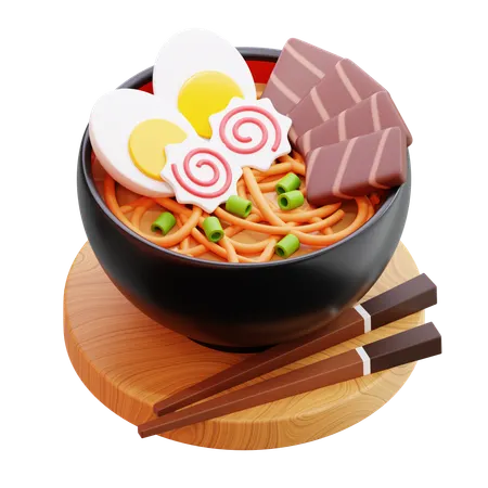 Ramen Noodle Bowl  3D Icon