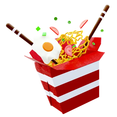 Ramen Noodles  3D Icon