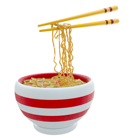 Ramen Noodles  3D Icon