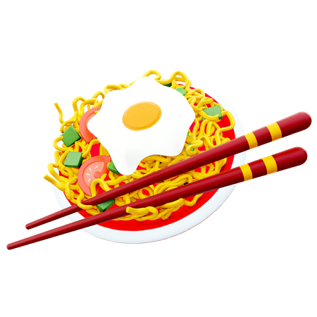 Ramen Noodles  3D Icon