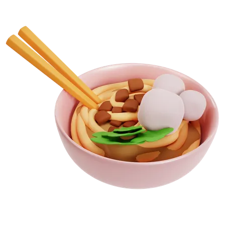 Ramen Noodles  3D Icon