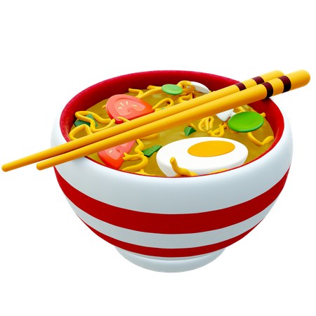 Ramen Noodles  3D Icon