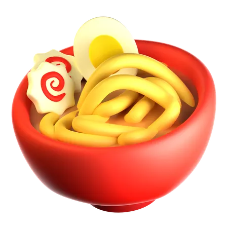 Ramen Noodles Bowl  3D Icon