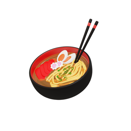 Ramen-Nudeln-Schüssel  3D Icon