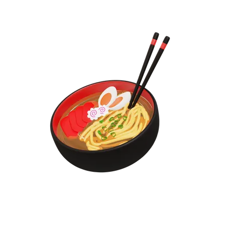 Ramen-Nudeln-Schüssel  3D Icon