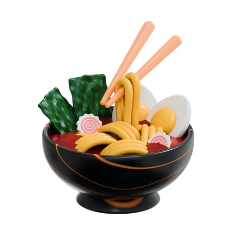 Ramen-Schüssel  3D Icon