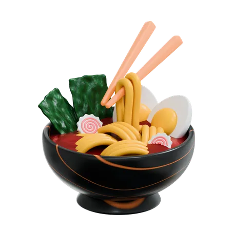 Ramen-Schüssel  3D Icon