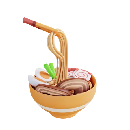 Ramen Soup 3D Icon
