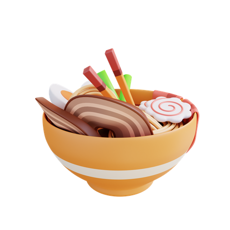 Ramen Soup 3D Icon