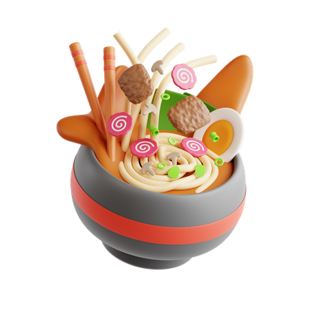 Ramen-Suppe  3D Icon