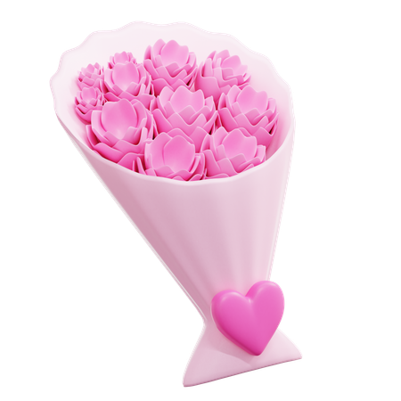 Ramo de flores  3D Icon