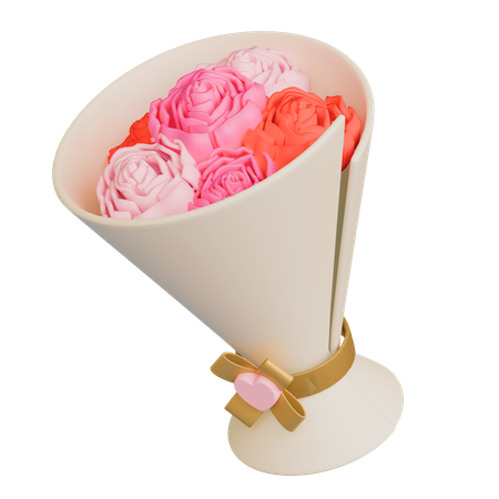 Ramo de flores  3D Icon