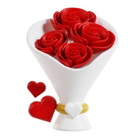 Ramo de flores  3D Icon