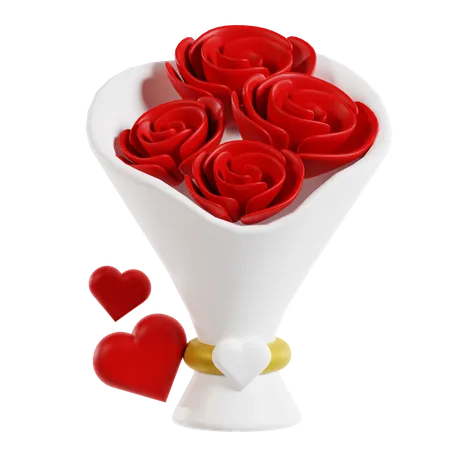 Ramo de flores  3D Icon