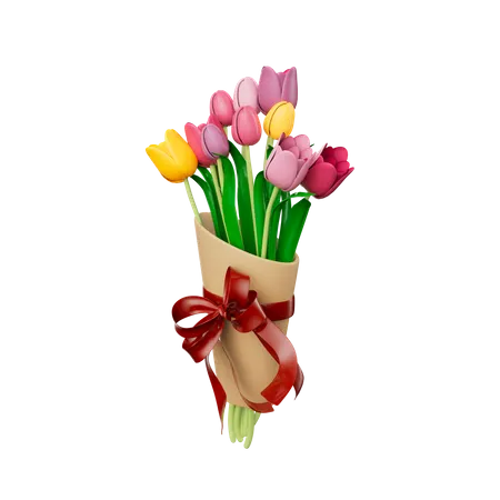 Ramo de flores  3D Icon