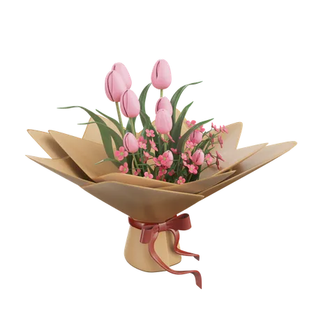 Ramo de flores  3D Icon