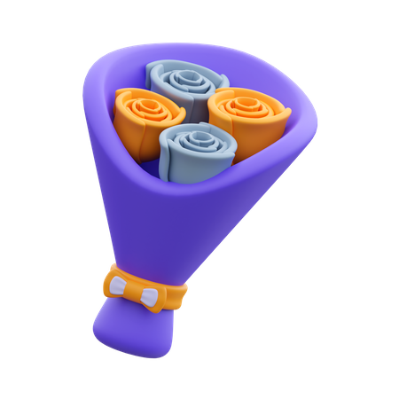 Ramo de flores  3D Icon