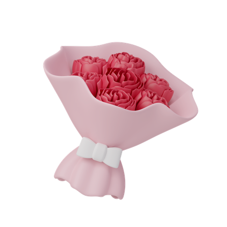 Ramo de rosas  3D Icon