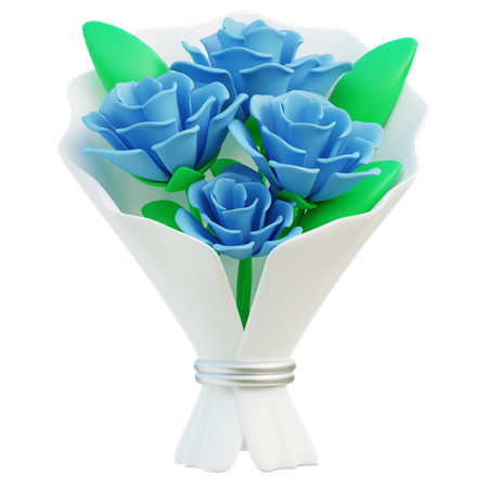 Ramo de rosas  3D Icon