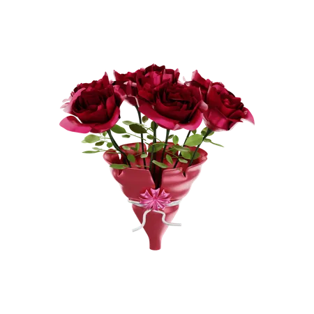 Ramo de san valentin  3D Illustration